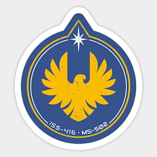 amos burton  eagle badge Sticker